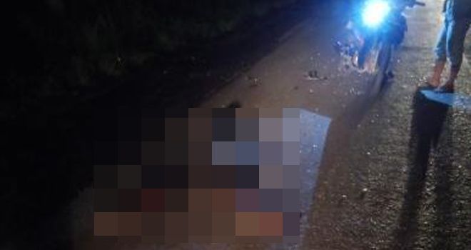 Seorang Pemotor Tewas di Tempat