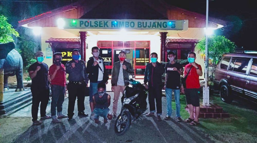 Pelaku begal yang sempat buron selama dua minggu akhirnya berhasil ditangkap petugas di Musi Banyuasin, Sumsel