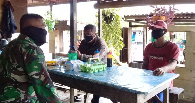 Danramil Nipah Panjang Kapten Inf Adil Tarigan.