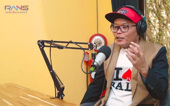 Komedian Entis Sutisna atau dikenal sebagai Sule 