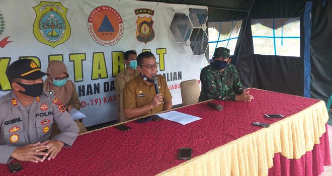 Juru Bicara Tim Gugus Tugas Covid-19 Tanjabtim, Sapril.