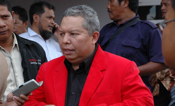 Safrial saat berada di kantor DPD PDIP Provinsi Jambi beberapa waktu lalu