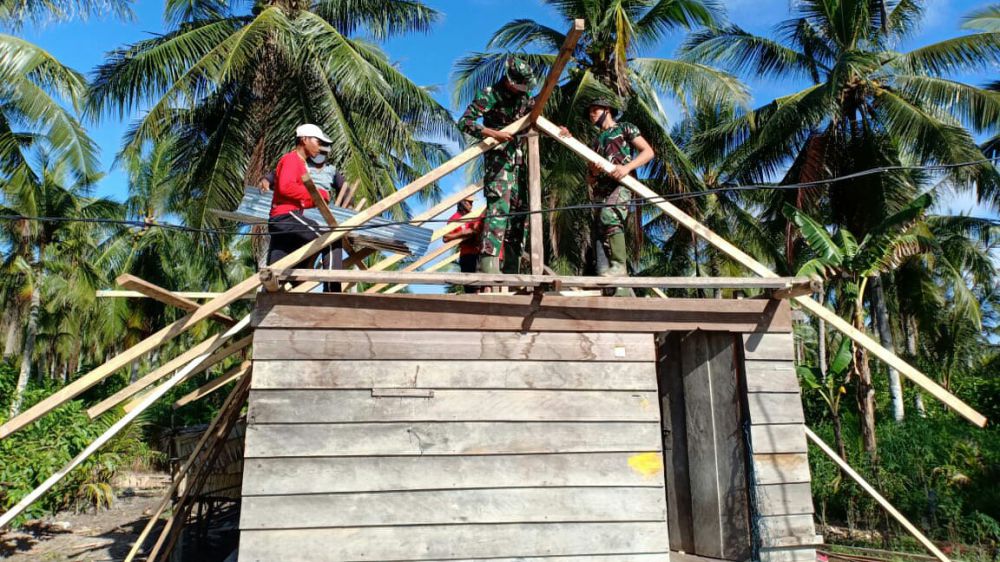 TMMD Rehab Rumah Ibu Bondeng, Wujud Nyata TNI Dalam Sukseskan Pembangunan