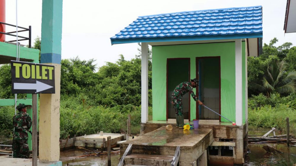 Satgas Mengajak Warga Untuk Menjaga Kebersihan