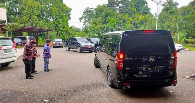 Keponakan Megawati Ini sambangi Biro Aset di Kantor Gubernur Jambi, Ada Apa Ya ?