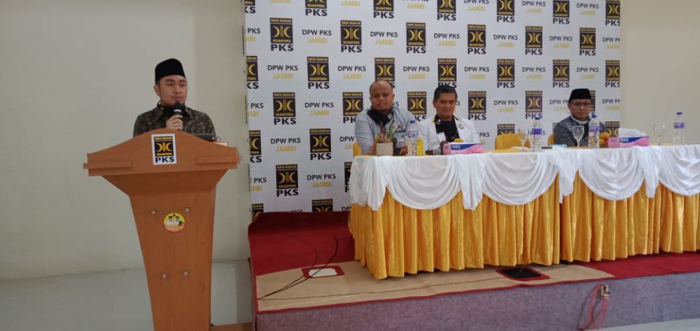 Calon Walikota Sungai Penuh, Fikar Azami, dalam sambutannya