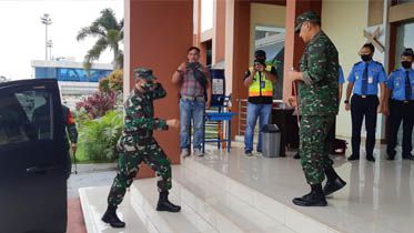 Danrem 042 Gapu Sambut Kunjungan Tim Wasev TMMD 108 Kodim 0419/Tanjab