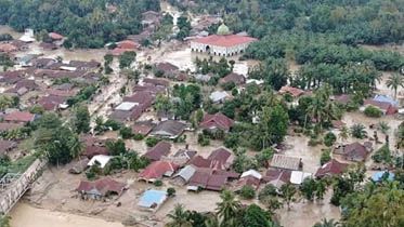 Dampak banjir bandang di Masamba. (IST)