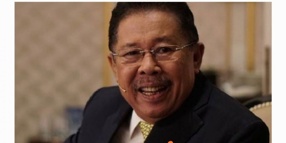 Pembawa acara Indonesia Lawyers Club (ILC) l, Karni Ilyas.