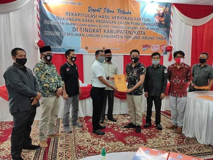 25.566 Jumlah Dukungan Persorangan Romi-Robby Memenuhi Syarat