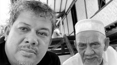 Fahri Hamzah bersama sang Ayah. 