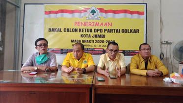 Pendaftaran Ditutup, Ini Dua Kandidat yang Maju di Musda DPD II Golkar Kota Jambi