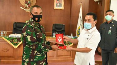 Hasil Kerja TMMD Ke-108 Tahun 2020 Kodim Tanjab Diserahkan ke Pemkab Tanjab Timur