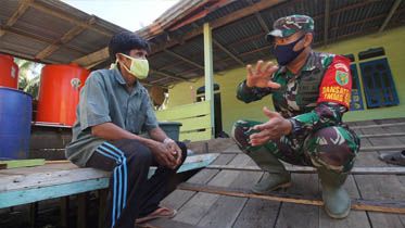 Takmir Masjid At - Taqwa: Terima Kasih Pak Dandim atas Bantuannya