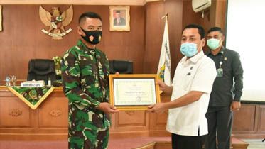 Bupati Tanjabtim Berharap Jalinan Sinergitas Tetap Terjaga Walau TMMD 108 Telah Selesai