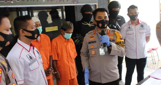 2 Pelaku Pembakar Lahan Diamankan Polres Muaro Jambi