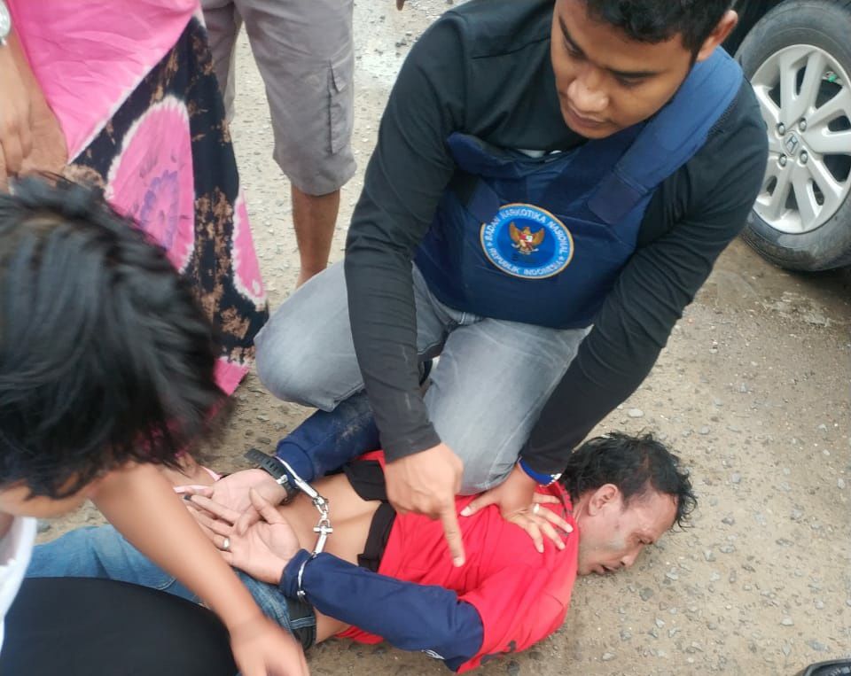 BNNP Jambi Amankan Pelaku Narkoba Bersenjata Api