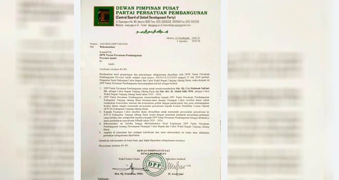 Semakin Solid, Rekomendasi PPP ke Cici - Jalil