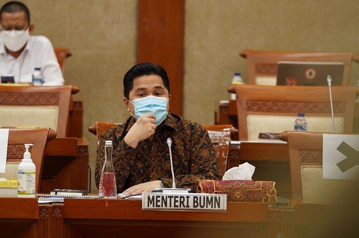 Ketua Pelaksana Komite Penanganan COVID-19 dan Pemulihan Ekonomi Nasional (PEN) Erick Thohir 