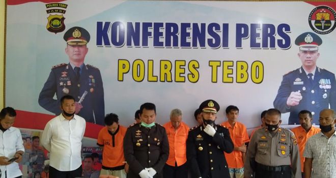 Dua Pelaku Pembobol Toko Komputer di Tebo Dihadiahi Timah Panas