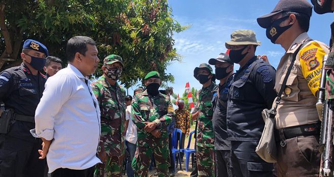 Tanjabtim, H. Romi Hariyanto, Tanjabtim Satgas Terpadu Karhutla untuk selalu melakukan koordinasi yang baik dan instensif dengan Satgas Terpadu Karhutla Provinsi Jambi.