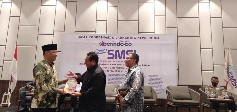 Rakor dan Launching Newsroom siberindo.co di Bengkulu, yang berlangsung selama dua hari (26-27/8).