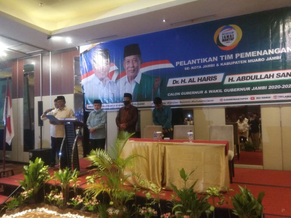 Mantan Ring Satu HBA Pimpin Pemenangan Haris-Sani di Kota Jambi