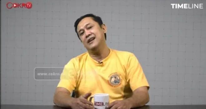 Denny Siregar. Foto by YouTube Cokro TV