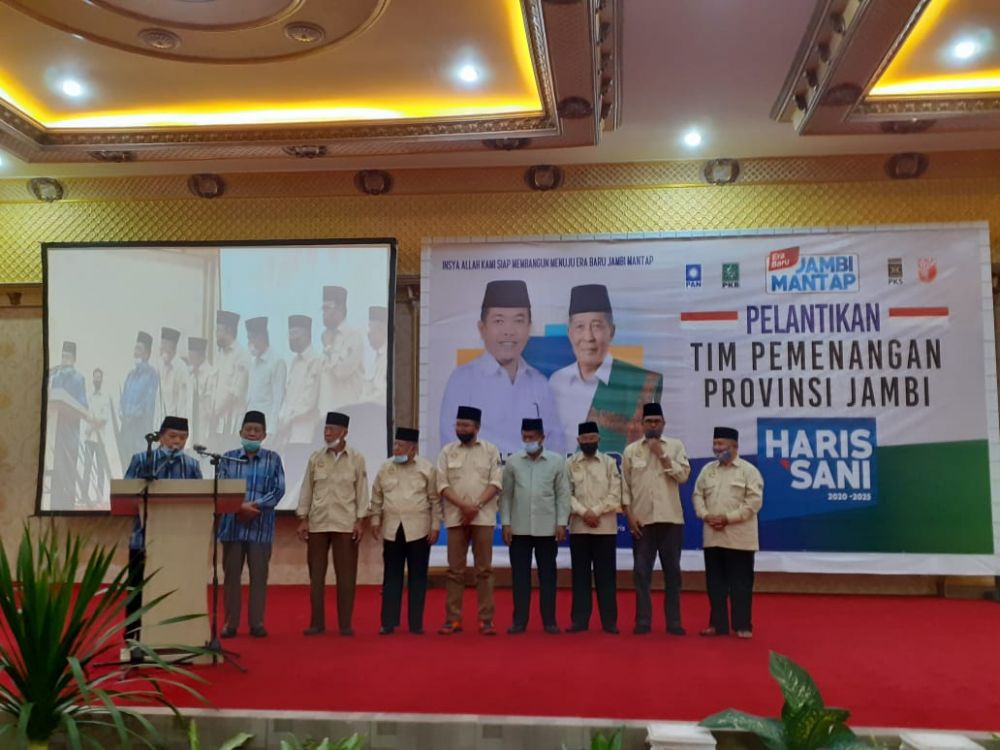 Mantan Bupati Sarolangun ini Komandoi Tim Pemenangan Haris-Sani



