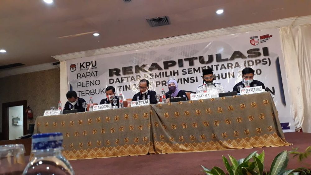 DPS Pilkada Serentak 2020 di Provinsi Jambi Ditetapkan, Ini Rinciannya