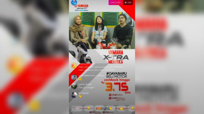 Live Instagram Yamaha Jambi Bersama CIMB Niaga Jambi Berjalan Sukses 