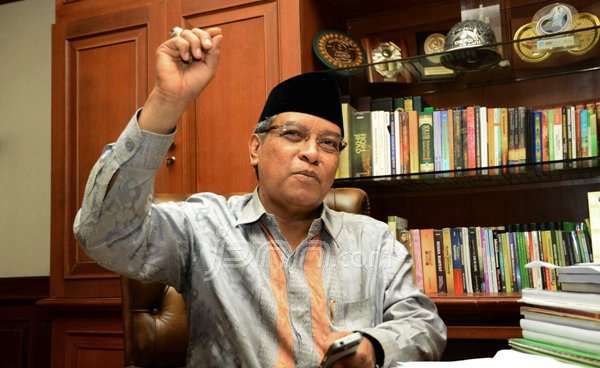 Ketua Umum Pengurus Besar Nahdlatul Ulama (PBNU), KH Said Aqil Siroj