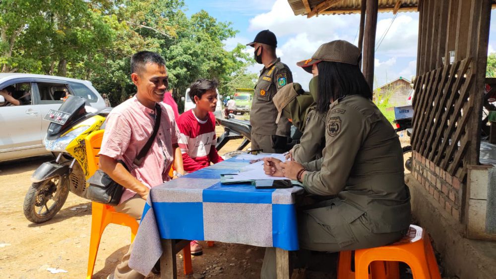 Puluhan Warga dan Pengendara Terjaring Razia.
