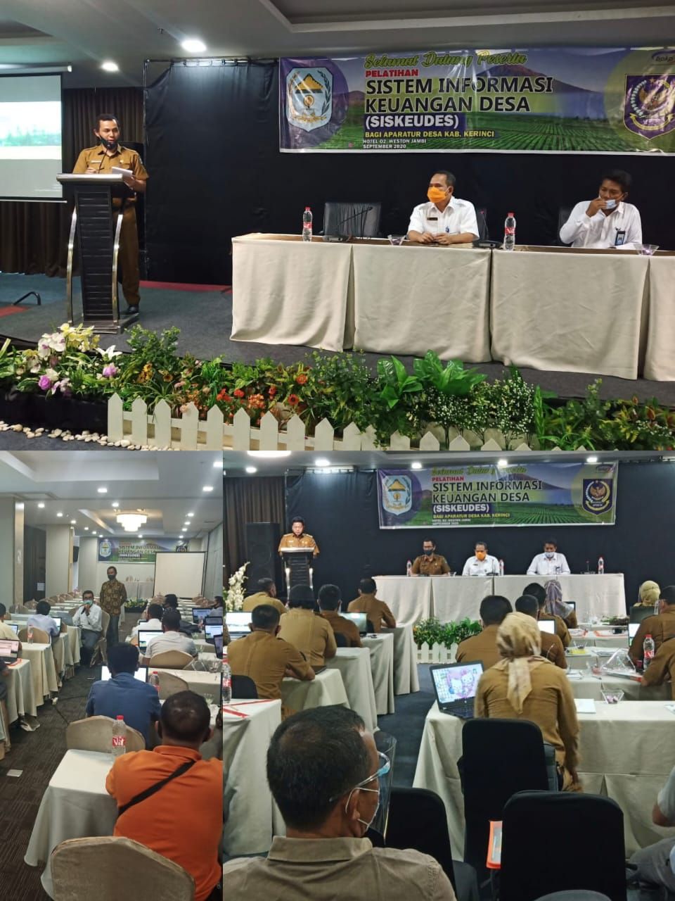 Ratusan Operator Siskaudes di Kerinci Dilatih