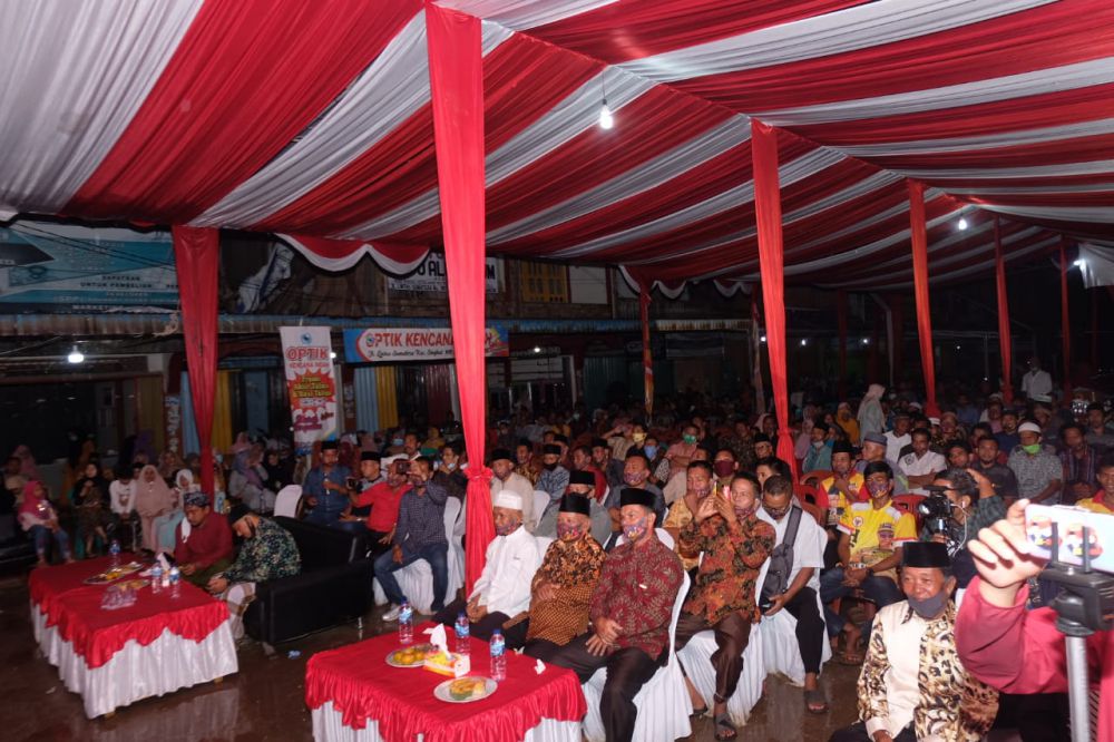 CE-Ratu Disambut Meriah Masyarakat Singkut.