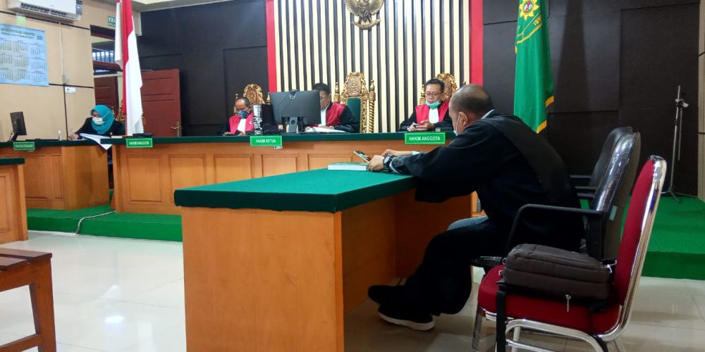 Eksepsi Arfan Ditolak Majelis Hakim