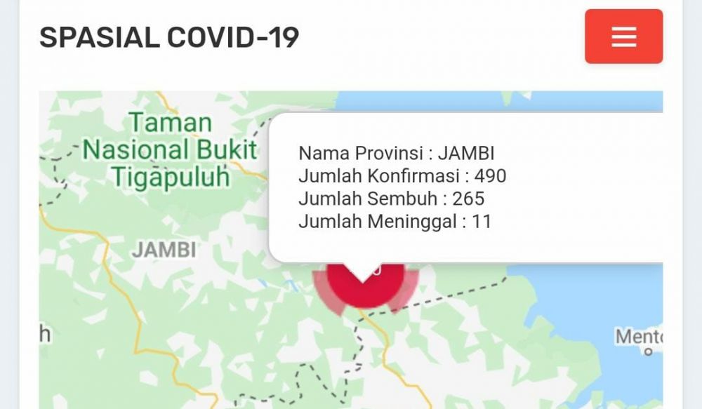 Pasien Meninggal Dunia Covid19 Jambi Tambah 2 Orang.