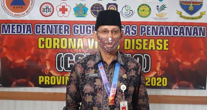 Jubir Covid Provinsi Jambi, Johansyah.