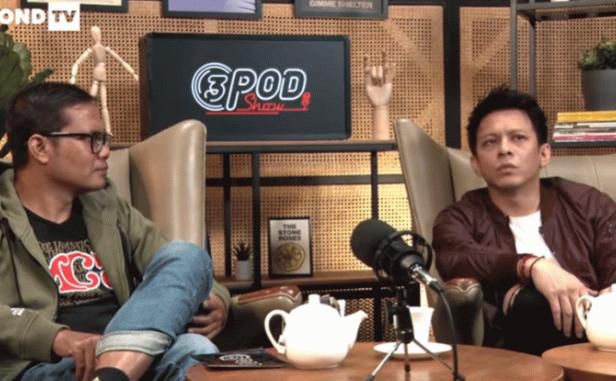 Ariel NOAH dan Soleh Solihun dalam podcast di kanal YouTube 3SECOND TV.