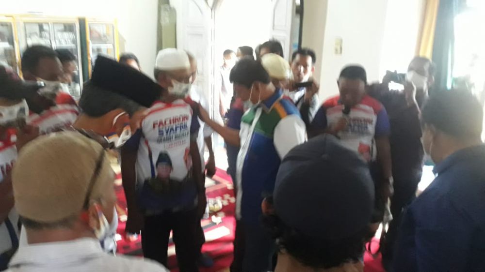 Pagayuban Lintas Suku di Nipah Panjang Siap Menangkan Fachrori-Syafril.