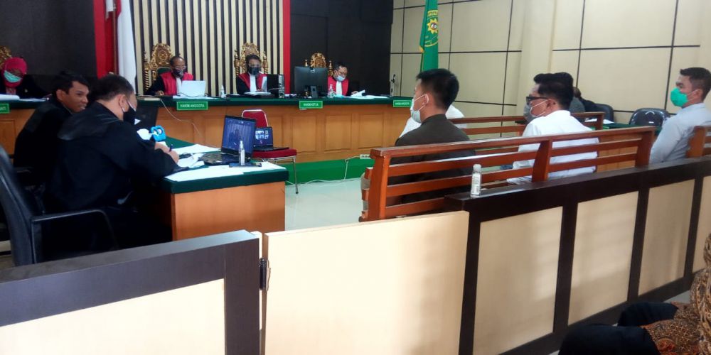 Sidang kasus gratifikasi Yang menyeret nama Mantan plt kadis PUPR Provinsi Jambi Arfan kembali di sidangkan.