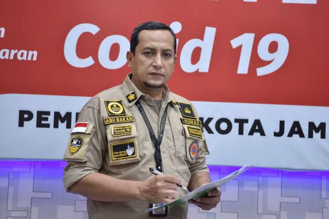 Juru bicara gugus tugas Kota Jambi Abu Bakar.