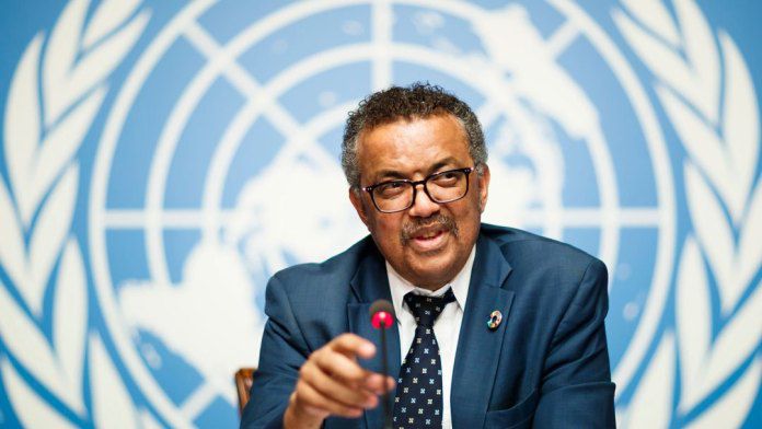 Direktur Jenderal WHO Dr. Tedros Adhanom Ghebreyesus.