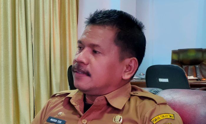 Kepala Dinas Ketenagakerjaan dan Tarnsmigrasi (Disnakertrans) Kabupaten Tanjabtim, Mariontoni 