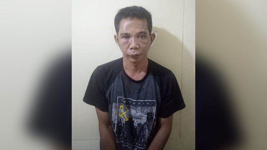 Pelaku penggelapan mobil, bernama Nurdin diamankan oleh Tim Buser Polrersta Jambi