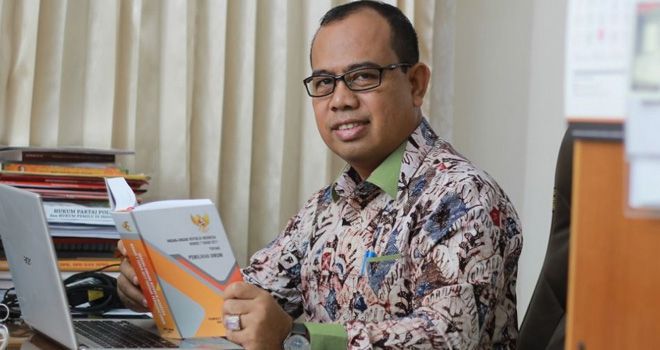 Komisioner Divisi Teknis Penyelenggaraan KPU Provinsi Jambi, M Sanusi.