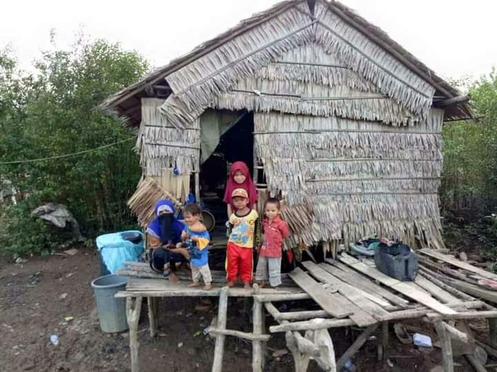 Rumah Warga di Sungai Sayang Tak Layak Huni.