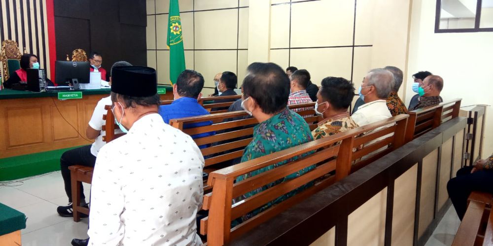 Sidang suap uang ketok palu RAPBD Provinsi Jambi 2017-2018.