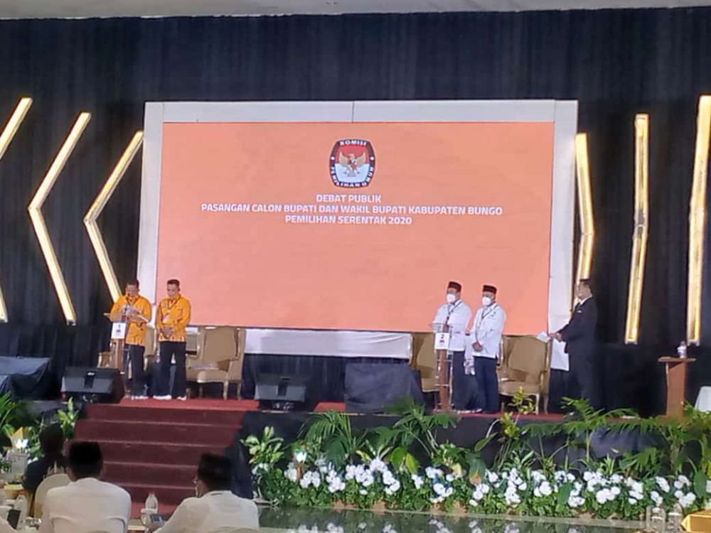 KPU Bungo Gelar Debat Kandidat Cakada Bungo.