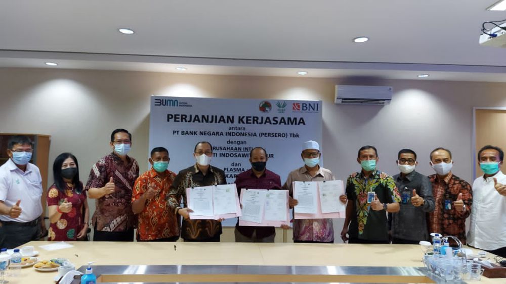 Foto bersama usai perjanjian kerjasama.